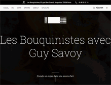 Tablet Screenshot of lesbouquinistes.com